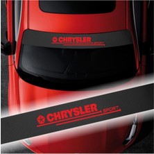 Ne Verelim Size Chrysler İçin Uyumlu Aksesuar Oto Ön Cam Oto Sticker Karbon