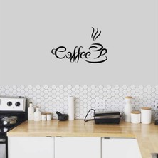 Ne Verelim Size Coffee Fincan Silüeti Dekoratif Mutfak Duvar Sticker, Çıkartma