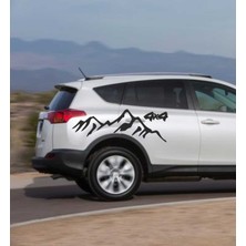 Ne Verelim Size Off Road 4x4 Adventure Offroad 2 Adet Sticker 150*50 cm