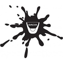 Ne Verelim Size Dacia İçin Uyumlu Aksesuar Damla Görünümlü Depo Kapağı Oto Sticker 2 Adet 12*10 cm