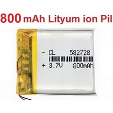Day Akıllı Çocuk Saat Cep Telefonu Batarya Pil 3.7V 800MAH 582728 Pil Kaliteli