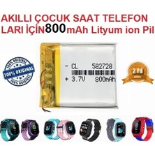 Day Akıllı Çocuk Saat Cep Telefonu Batarya - Pil 3.7V 800MAH 582728 Hızlı Kargo