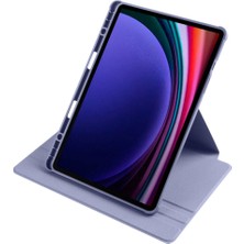 Fogy Samsung Galaxy Tab S9 Fe 10,9 SM-X710 X716 X510 Kılıf Kalem Bölmeli 360 Dönebilen Kapak