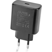 Auris 45W Usb-C Turbo Hızlı Şarj Type-C Başlık Süper Hızlı Şarj Teknolojisi