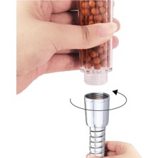 Mintev Filtreli Arıtmalı Boncuklu Set Su Tasarruflu Eco Duş Başlığı Krom Hortum ve Mafsal
