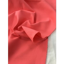 Yiğit Kumaş Mercan Rengi Gabardin Benzeri Esnek Kumaş - Metrelik Ürün 100X130 cm