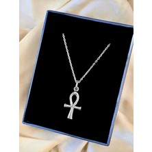 Alâ Silver Jewellery Nil'in Anahtarı Ankh Sembolü Tasarım 925 Ayar Gümüş Kolye