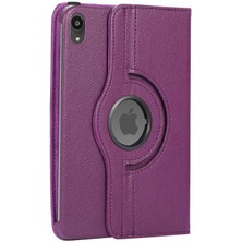 Zipax Apple iPad Mini 2021 (6.nesil) Kılıf 360 Derece Dönebilen Standlı Kılıf Zipax-Dönebilen