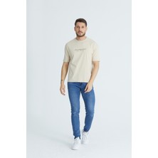 Gatswear Gats Wear  Ön Baskılı Oversize Bisiklet Yaka Tshirt