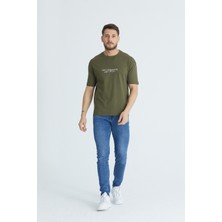 Gatswear Gats Wear  Ön Baskılı Oversize Bisiklet Yaka Tshirt