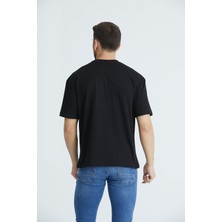 Gatswear Gats Wear  Ön Baskılı Oversize Bisiklet Yaka Tshirt