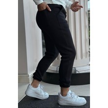 Akçaylar Slimfit Paça Lastikli 3 Iplik Içi Şardonlu (Polarlı ) Kışlık Spor Eşofman Altı