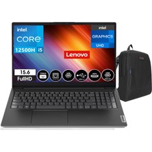 Lenovo V15 G4 Iah  Intel® Core™ I5 12500H 40GB 256GB SSD 15.6" Dos Fhd Dizüstü Bilgisayar V1583FS001HTR13+WEBLEGELSINÇANTA