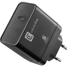 Cellular Line USB 65W Type-C Şarj Adaptörü Siyah