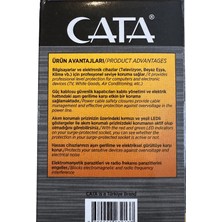 Cata CT-9186 Akım ve Çocuk Korumalı Tekli Kablosuz Priz (4 Adet)