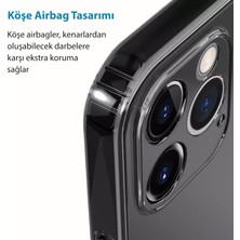 CepStok Apple iPhone 14 Pro(6.1") Kılıf Şeffaf Kamera Korumalı 1.5mm Yumuşak Silikon