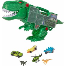 Teamsterz Sesli ve Işıklı T Rex Transporter Oyun Seti