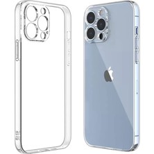 CepStok Apple iPhone 13 Pro(6.1") Kılıf Şeffaf Kamera Korumalı 1.5mm Yumuşak Silikon