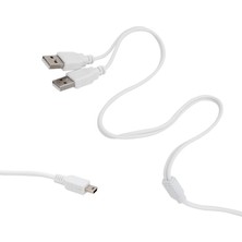 Durgunstore USB 2 x Erkek - Mini USB 5 Pin (2.0V) 1.5 Metre Kablo (81)