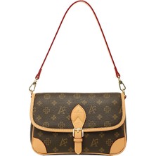 Angel Face Kadın Çantası Retro Üst Düzey Tek Omuz Presbiyopi Çantası Hafif Lüks Crossbody Çanta (Yurt Dışından)