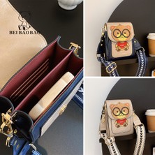 Platinum Beibaobao Cep Telefonu Çantası Kadınlar Için Sevimli Ayı Kadın Çantası Hı-Q Crossbody Çanta Kadın Lüks Tasarımcı Askılı Çanta Mini Çanta (Yurt Dışından)