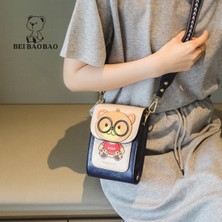 Platinum Beibaobao Cep Telefonu Çantası Kadınlar Için Sevimli Ayı Kadın Çantası Hı-Q Crossbody Çanta Kadın Lüks Tasarımcı Askılı Çanta Mini Çanta (Yurt Dışından)