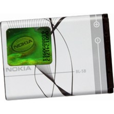 Nokia Bl-5b Pil 6101 (Bl 5b 890 Mah Batarya Pil Orijinal Uzun Ömürlü Yüksek Kapasite)