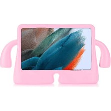 Sneezy Samsung Tab A7 Lite T220 8.7 Inç Uyumlu Kidsafe Silikon Kollu Çocuk Tablet Kılıfı