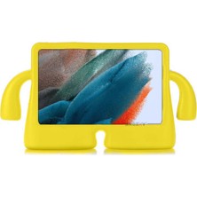 Sneezy Samsung Tab A7 Lite T220 8.7 Inç Uyumlu Kidsafe Silikon Kollu Çocuk Tablet Kılıfı