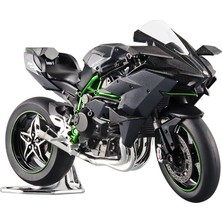 Fsfyb 1:12 Kawasaki Motosiklet Modeli Ducati Alaşım Motosiklet Modeli Çocuk Pürüzsüz Seyahat Bahar Esintisi 250SR-MAVI (Toz Kapağı Seti) (Yurt Dışından)