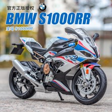 Fsfyb (Kutulu) Simülasyon 1:12 Bmw Honda S1000RR Alaşım Motosiklet Modeli Süsleme 644101 Beyaz Mavi (Yurt Dışından)