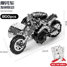 Fsfyb Yetişkinler ve Çocukların Montajı Zor Model Trenler, Motosikletler, Saat Mekanizmalı Şanzıman Mekanik Yapı Taşları, Metal Montaj Oyuncakları, Saat Mekanizmalı Bağlantı Modelleri - (Yurt Dışından)