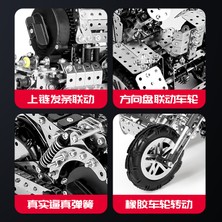 Fsfyb Yetişkinler ve Çocukların Montajı Zor Model Trenler, Motosikletler, Saat Mekanizmalı Şanzıman Mekanik Yapı Taşları, Metal Montaj Oyuncakları, Saat Mekanizmalı Bağlantı Modelleri - (Yurt Dışından)