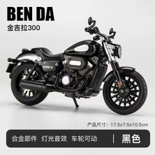 Fsfyb 1/12 Kawasaki H2R Simülasyon Alaşım Motosiklet Modeli Çocuk Pürüzsüz Çizgi Oyuncak Motosiklet Modeli Ses ile Jinjila 300 Siyah (Yurt Dışından)