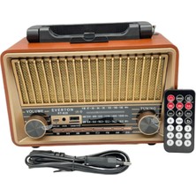 Ataşbey RT-828 Bluetooth-Usb-Sd-Fm Kumandalı Nostaljik Radyo Müzik Kutusu