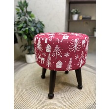 Asedia Miskin Naturel Puf Yılbaşı Noel Hediyesi Için Mükemmel Dekoratif Tabure