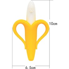 Kaimingyan 3 Adet Yenidoğan Bebek Muz Silikon Diş Kaşıyıcı - Sarı (Yurt Dışından)