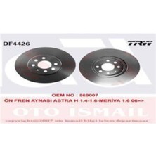 Trw DF4426 Fren Dıskı Ön Astra H 04- Combo 01- Merıva A 03- Havalı 280MM