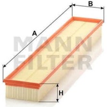 Mann C69226 C69226 Hava Filtresi Panamera 11- 3.0d 3.6 4.8t Uyumlu