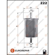 Eurorepar E145064 E145064 Erp Benzin Filtresi