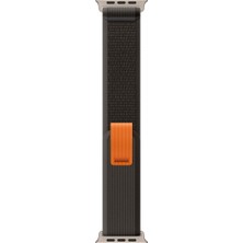 Buff Apple Watch Fabric Loop Band 49MM Ultra Kayış Black-Orange