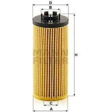 Mann HU6012ZKIT HU6012ZKIT Yağ Filtresi Bmw 2 Actıve Tourer 218I-220I-225XE-225I 13-