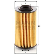 Mann HU693X HU693X Yağ Filtresi Alfa Romeo 159 / 159 Sportwagon 3.2 Jts V6 24V
