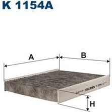 Filtron K1154A Polen Filtresi Ford C-Max- C-Max Iı- Grand C-Max- Focus C-Max- Focus Iıı- Galaxy Iı- Kuga- Mondeo I