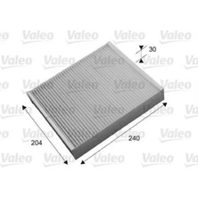 Valeo 715658 Polen Filtresi Astra J 09-12 Insıgnıa 09-12 Zafıra C 11- Merıva B 10- Cascada 13- Mokka 12- / Aveo