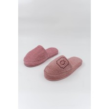 Ender Home Ö Harf Nakışlı Banyo Ve Ev Havlu Terliği – %100 Pamuk Kaymaz Kalın Taban