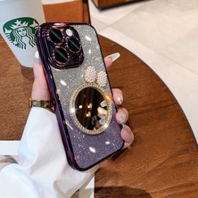 Seniee iPhone Xs Aynalı Parıltılı Bling Telefon Kılıfı (Yurt Dışından)