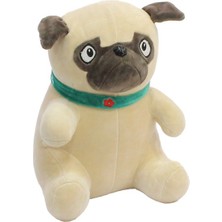 Jıayı Oturan Pug Peluş Köpek 30 cm - Taksit Seçenekleri (Yurt Dışından)