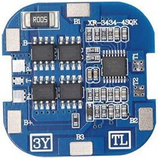 Talent 2 Adet 4s Bms 10A 14.8V 18650 Li-Ion Lityum Pil Şarj Kurulu Süpürme Makinesi Güneş Lityum Pil Koruma Levhası (Yurt Dışından)