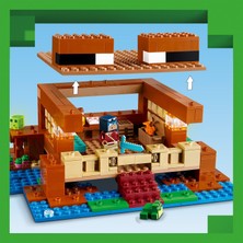 LEGO® Minecraft® Kurbağa Evi 21256 - 8 Yaş ve Üzeri Macera Oyunları Seven Çocuklar İçin Yaratıcı Oyuncak Yapım Seti (400 Parça)